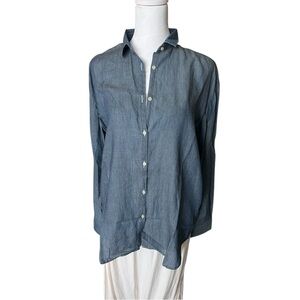 American Vintage Blue Button Down Shirt